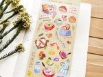 "Choosy Life" Sheet of Stickers / Breakfast