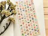 Sheet of Stickers /  Japanese Lucky Charms