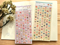 Sheet of Stickers /  Japanese Lucky Charms
