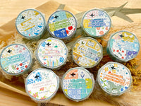 Seitousya 15th Anniversary Japanese Washi Masking Tape / Archive 2021-2022