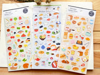 Sheet of Stickers /  Happy Food