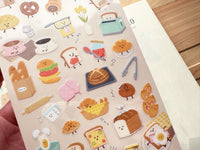 Sheet of Stickers /  Happy Bakery
