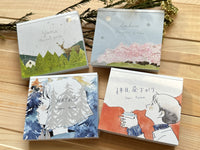 Omori Yuko Square Cube Memo Pad / Mountain (Yama)