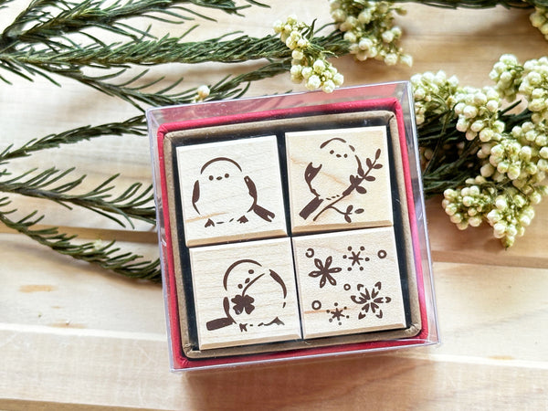 Long-tailed Tit  Stamp Set