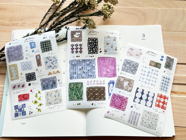 Pion Sheet of Stickers / Candy Paper