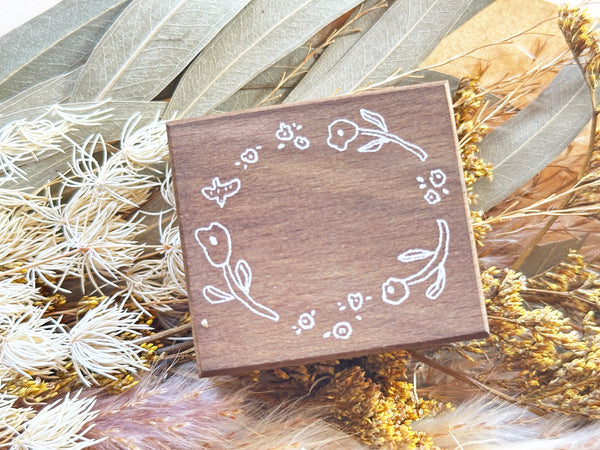 Pion Original Stamp / Egg Flower