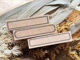 Japanese Wooden Rubber Stamp - Frame Stamp Set of 3
