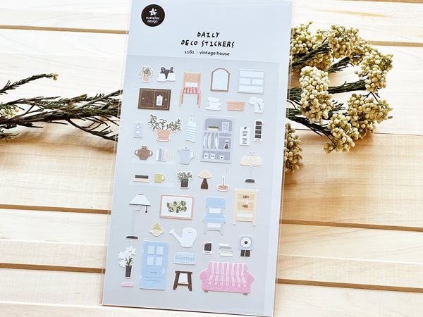Suatelier Sheet of Sticker / Vintage House