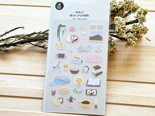 Suatelier Sheet of Sticker / Lazy Sunday