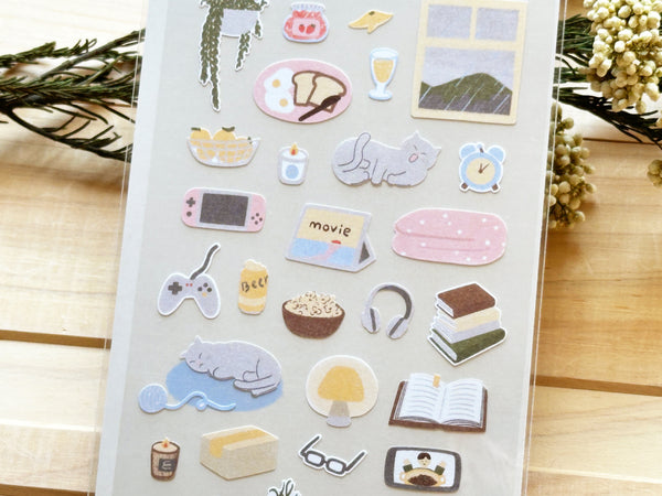 Suatelier Sheet of Sticker / Lazy Sunday