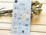 Suatelier Sheet of Sticker / Retro Office