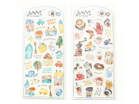 Sheet of Stickers - Cute Houses