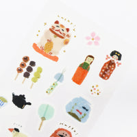 Tamura Miki Masking Sheet of Stick / Japon (with gold foil stamped)