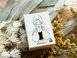 nonco hanco Rubber Stamp - Letter Girl (L)
