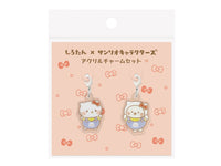 Sanrio Acrylic Charm Set / Shirotan x Hello Kitty (L)