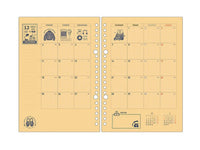 eric Loose Leaf 2024 Planner Set - Kraft