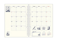 eric Loose Leaf 2024 Planner Set - Cream