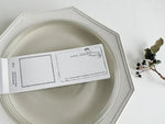 YOHAKU Letterpress Label Book - Letter Black