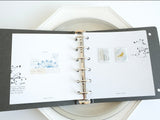 YOHAKU Original Binder Refills / M-225 Reusable Sticker Collector Sheets (Vintage)