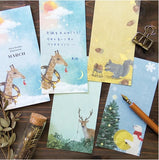 Akira Kusaka Memo Pad / Writing Paper - March