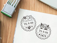 Moomin 80th Anniversary Date Stamp / Lovers