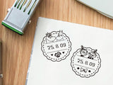 Moomin 80th Anniversary Date Stamp / Lovers