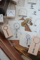 Lin Chia Ning Rubber Stamp Set  / Magnifying Glass L