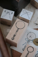 Lin Chia Ning Rubber Stamp Set  / Magnifying Glass L