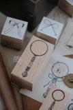 Lin Chia Ning Rubber Stamp Set  / Magnifying Glass L
