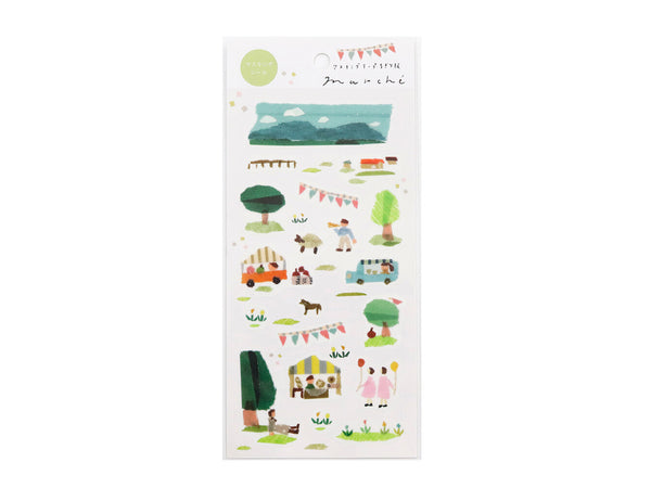 Tamura Miki Masking Sheet of Sticker / Marche
