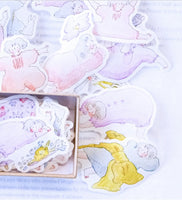 dodolulu Match Box Flake Stickers - Lazy Day Comforts  (09)
