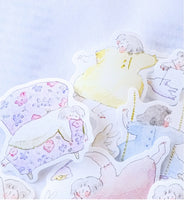 dodolulu Match Box Flake Stickers - Lazy Day Comforts  (09)
