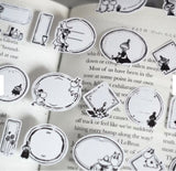 [jr.Journal X Moomin] PET Tape / Moomin Labels (Kiss-cut)