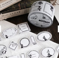 [jr.Journal X Moomin] PET Tape / Moomin Labels (Kiss-cut)