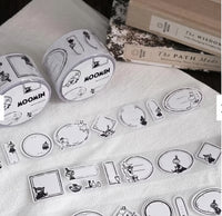 [jr.Journal X Moomin] PET Tape / Moomin Labels (Kiss-cut)