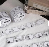 [jr.Journal X Moomin] PET Tape / Moomin Labels (Kiss-cut)