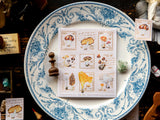 OURS Stamp Sticker Set - Mushroom Recipe (2 sheets)