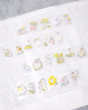 dodolulu doremi Pre-cut Clear Sticker Roll / Nestled in Green
