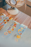 Meow Illustration Kiss-cut PET Tape / Melting Moments