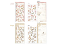 Paper & Plant Stickers Set - Pink (2 sheets)