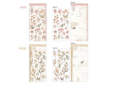 Paper & Plant Stickers Set - Pink (2 sheets)