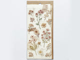 Paper & Plant Stickers Set - Brown (2 sheets)