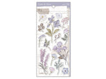 Paper & Plant Stickers Set - Purple (2 sheets)