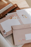 Meow Illustration / Party in the Forest Letter Set