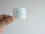 YOHAKU Foiled Roll Sticky Notes / RH-002 Snow Flower (ユキノハナ)