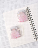 dodolulu Acrylic Journaling Clip / Red Ribbon