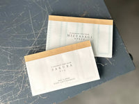 Oeda Letterpress 4 Ornament Label Book - Light Blue