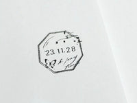 YOHAKU Original Date Stamp / SD-003 Octogonal