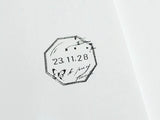 YOHAKU Original Date Stamp / S-003 Octogonal