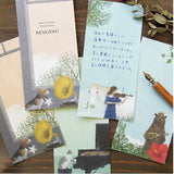 Akira Kusaka Memo Pad / Writing Paper - Singing